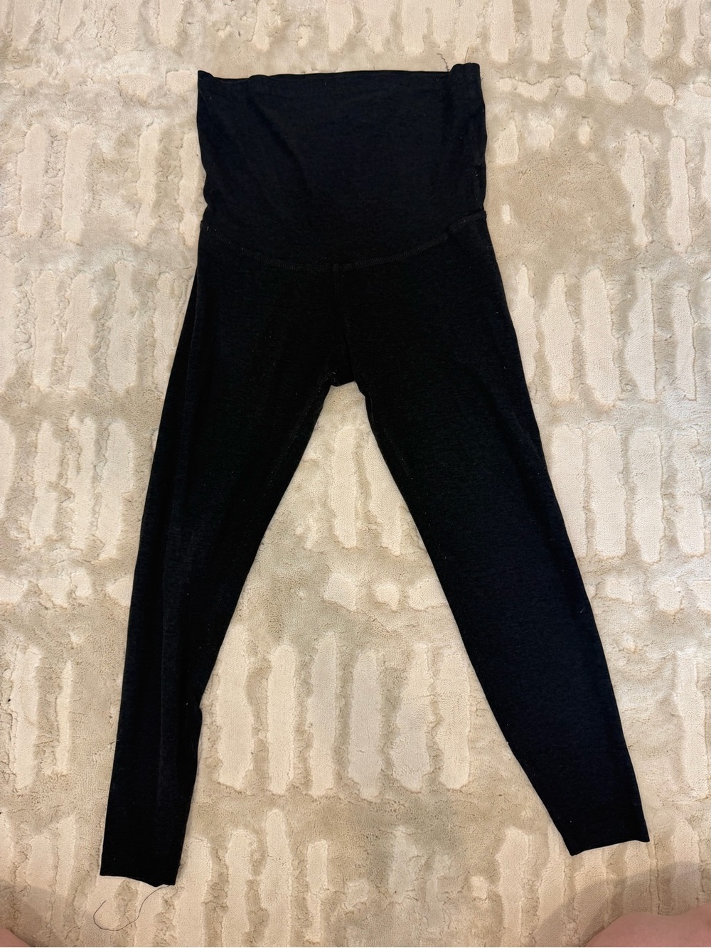 Black Beyond Yoga High-Waisted Maternity Leggings